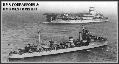HMS Courageous & HMS Westminster