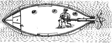 early submarine: Lodner D. Phillips submarine patent