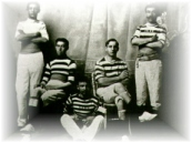 Los ganadores de regatas en categoría masculina, 1903.