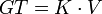 GT = K \cdot V